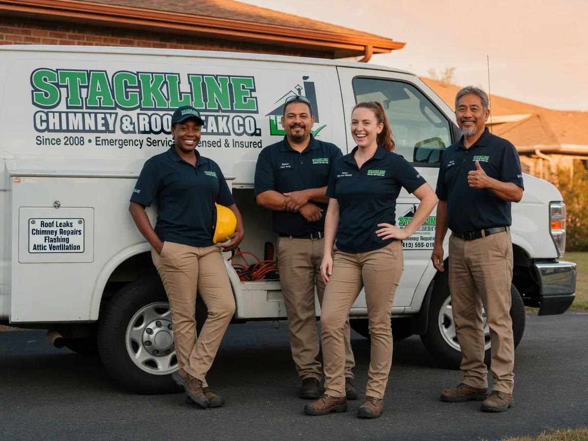 Chimney flashing repair company in Perth, ND